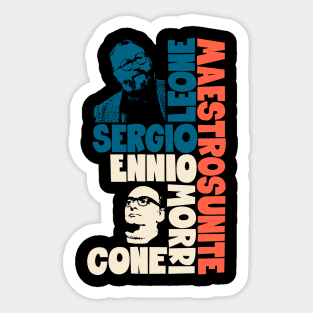 Sergio Leone and Enio Morricone - A Fistful of Dollars, Sticker